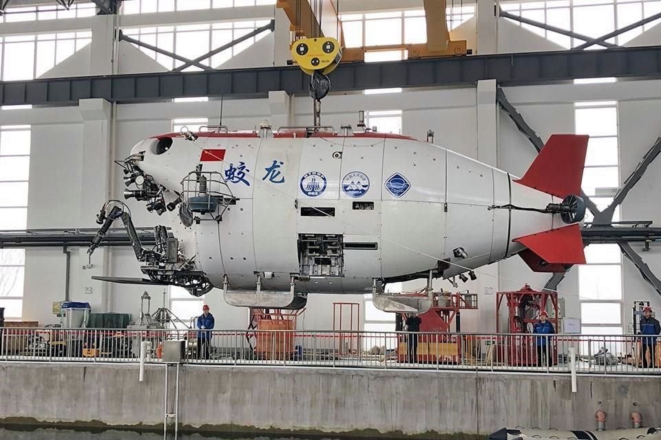 El 28 de febrero del 2019, el submarino tripulado chino Jiaolong, realizó su primera inmersión de prueba en Qingdao, China.