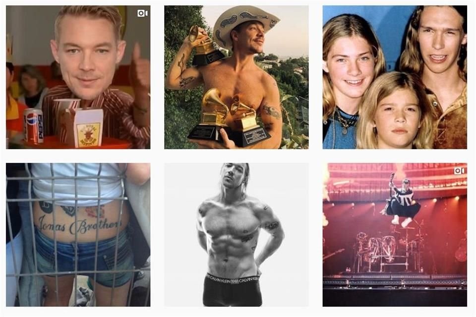 En la cuenta de Instagram de los Jonas Brothers se publicaron varias fotos  y videos del DJ Diplo, quien aparentemente hackeó la red social.