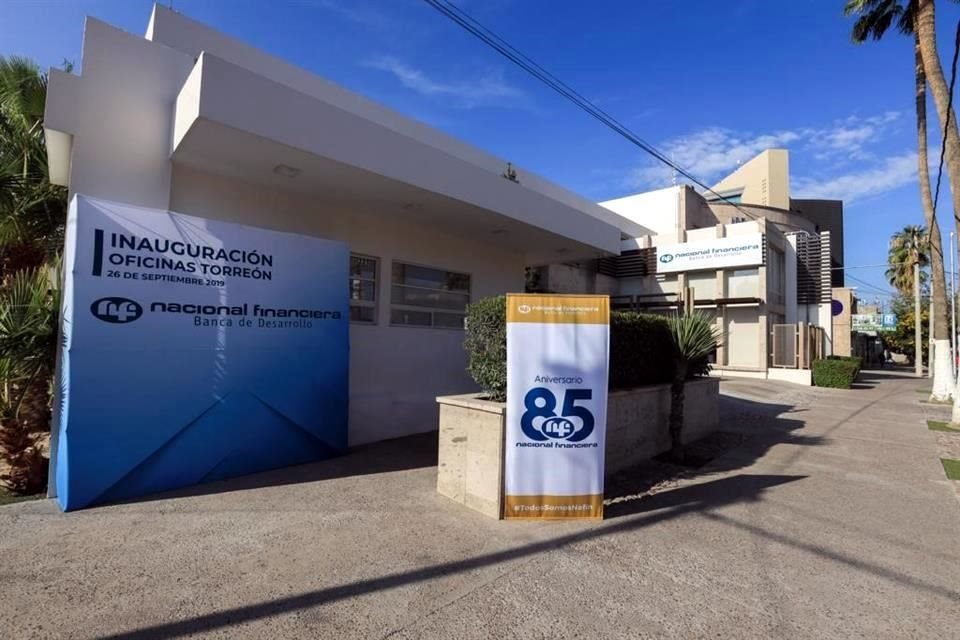 Las nuevas oficinas de Nacional Financiera en Torreón, se encuentran ubicadas en la Calle Abasolo 233, Colonia Centro.