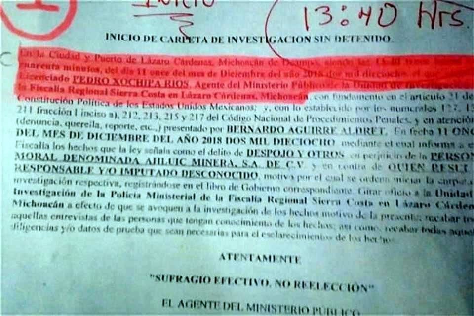 Jesús Ricardo Cordero atribuye la acusación en su contra a una disputa por explotación de minerales.