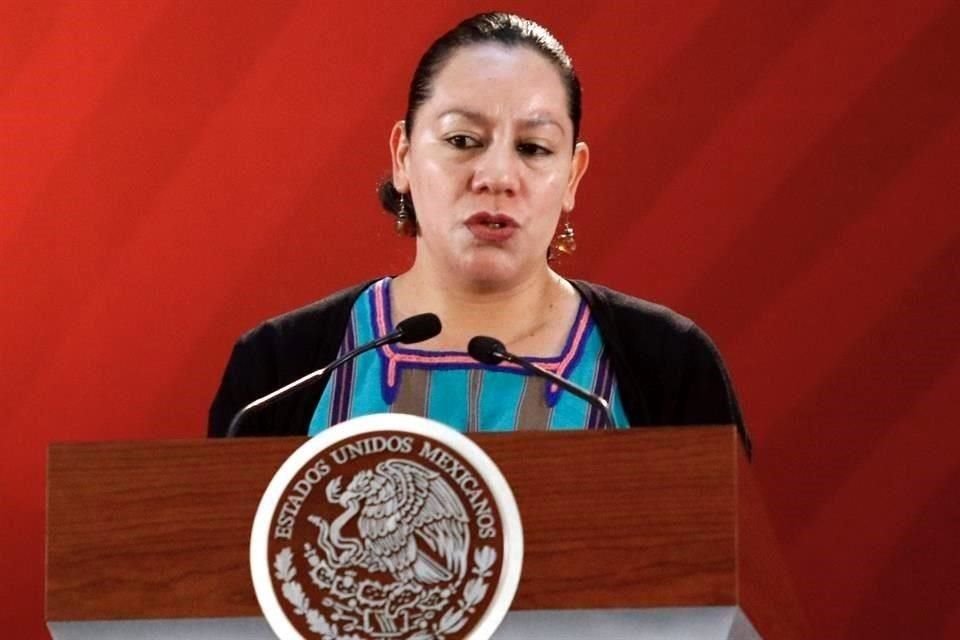 María Luisa Albores, Secretaria del Bienestar.