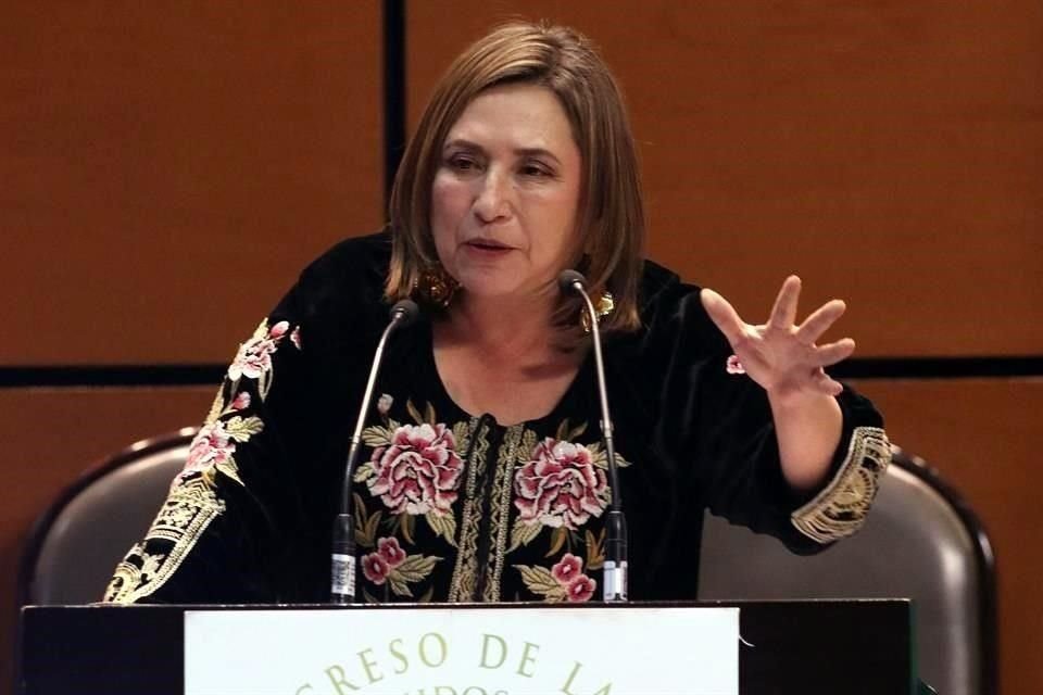 Xóchitl Gálvez, senadora del PAN.