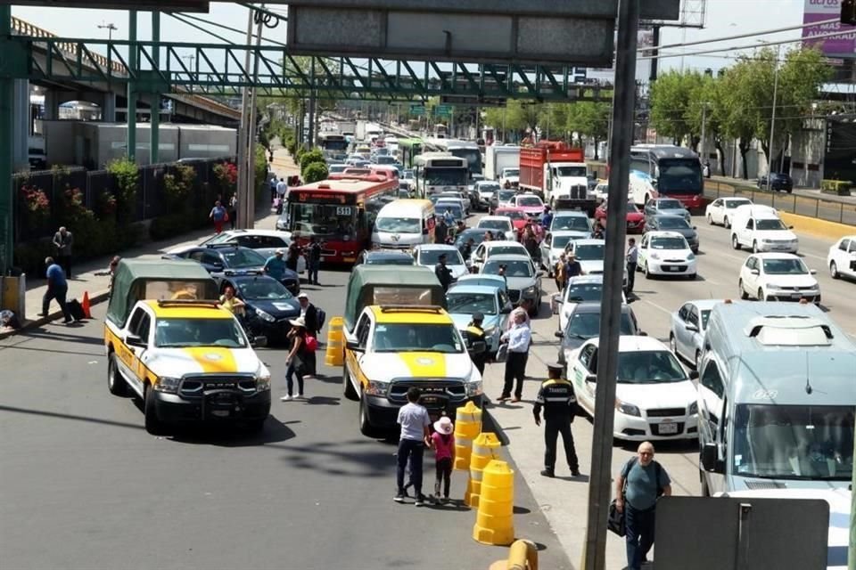 En el AICM, solo se puede arribar en aerotrén, informó el AICM.