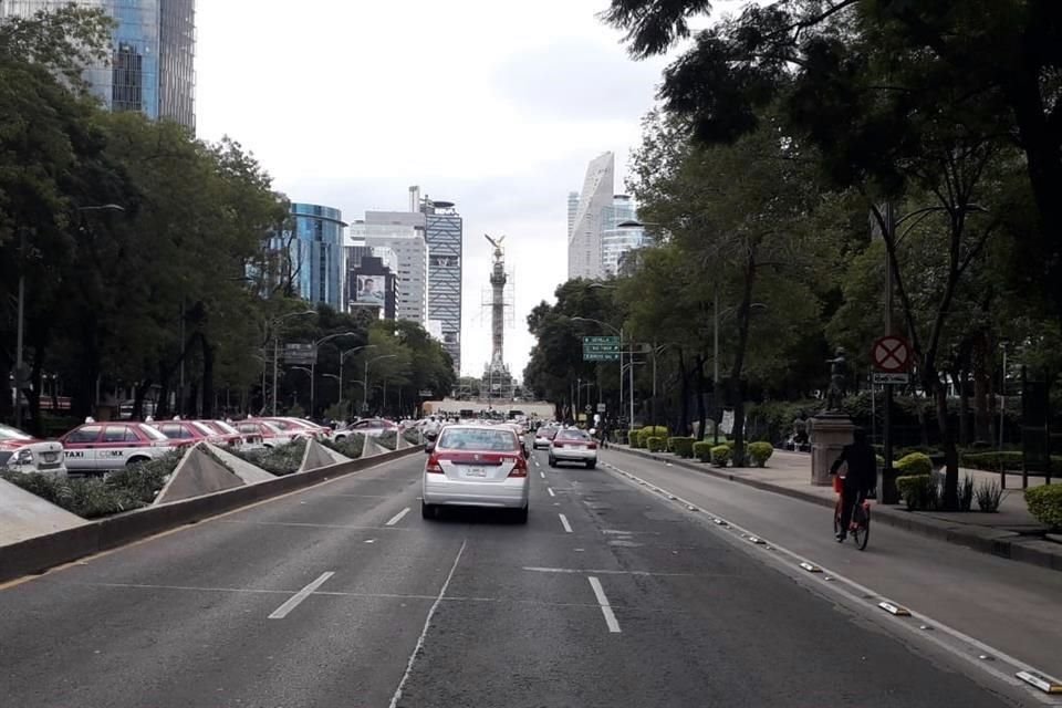 El último en punto en ser liberado fue Paseo de la Reforma, a la altura del Ángel de la Independencia, lo que ocurrió cerca de las 19:00 horas.