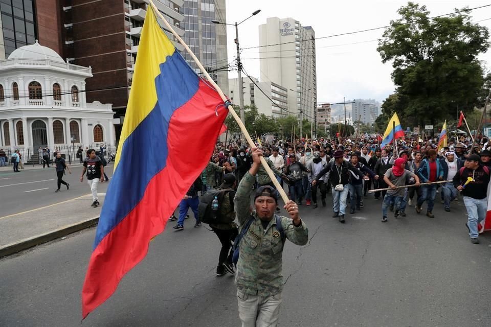 La capital de Ecuador, Quito, se encuentra en emergencia declarada por Alcalde, en medio de protestas de indígenas por 'gasolinazo'.