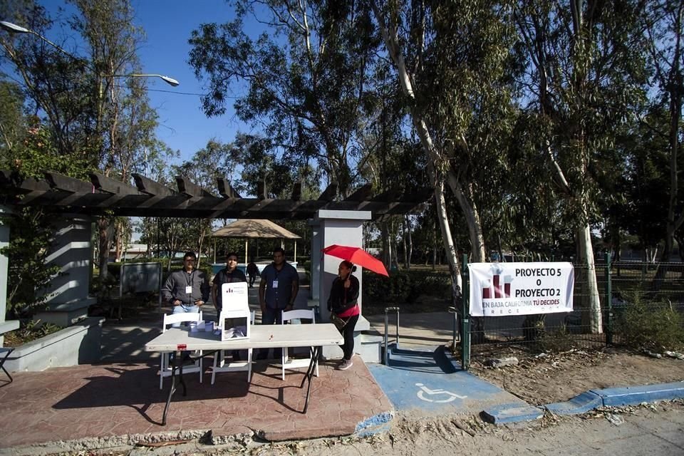 Aspectos de las casillas instaladas en BC para la consulta.