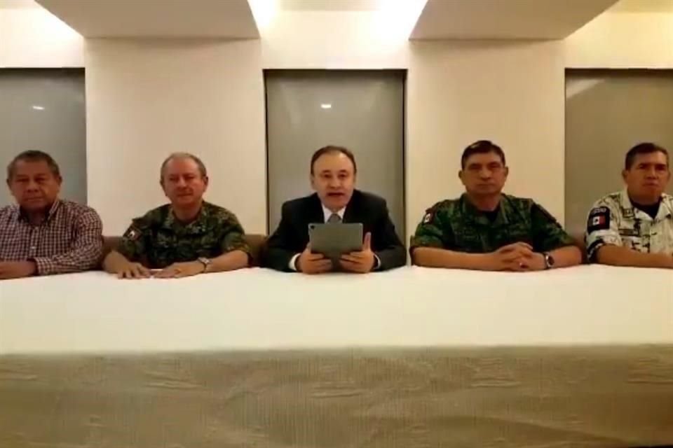 El Gabinete federal de Seguridad dio un mensaje sobre los hechos de violencia en Culiacán, Sinaloa.