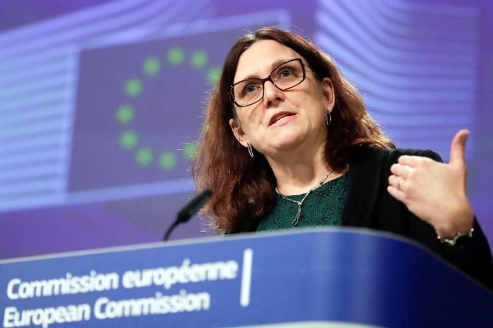 Cecilia Malmstrom anunció que responderían con aranceles.