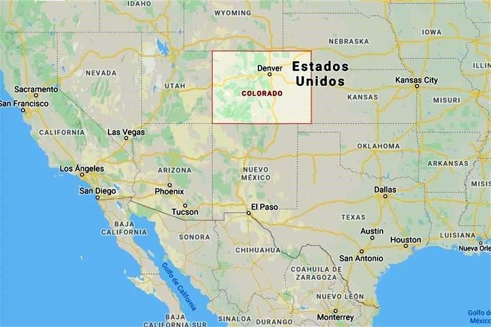 El estado de Colorado no tiene frontera con México.