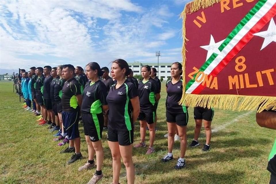 Los Juegos Deportivos militares del Ejército y Fuerza Aérea Mexicanos 2019 fueron inaugurados este viernes en el Campo de la Séptima Zona Militar, ubicado en Apodaca.