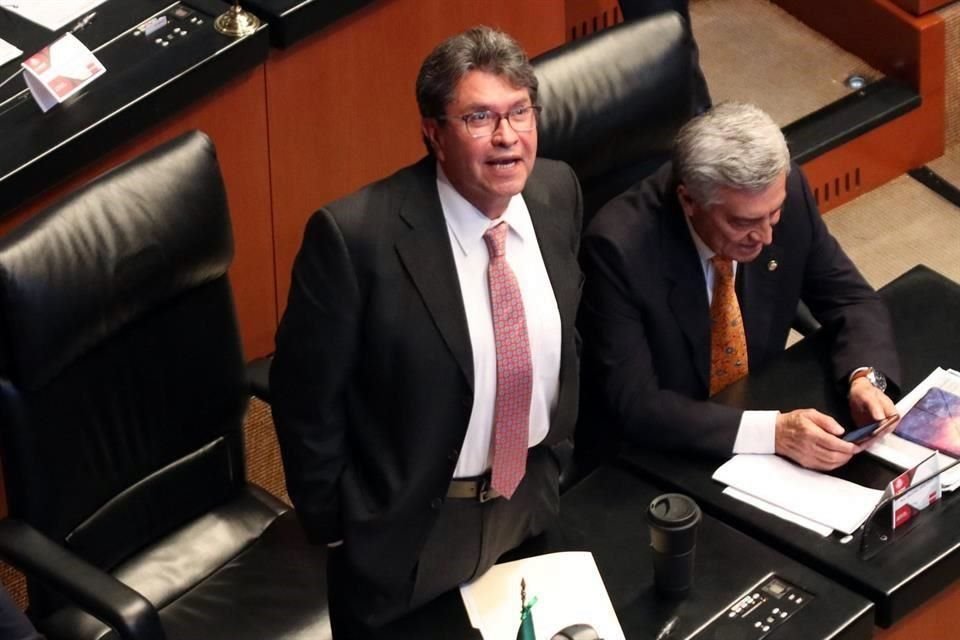 Ricardo Monreal, coordinador de la bancada de Morena en el Senado.