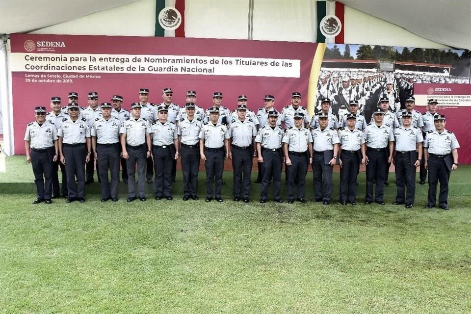 La entrega de nombramientos fue en las instalaciones del Estadio de Futbol de la Sedena, en Lomas de Sotelo.