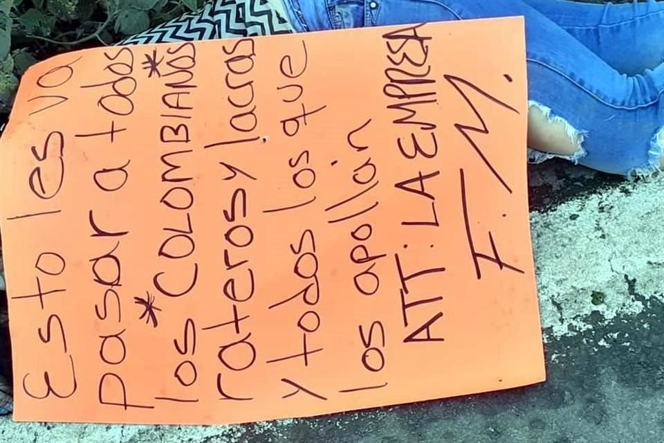 Los ejecutados son presuntamente de origen colombiano.