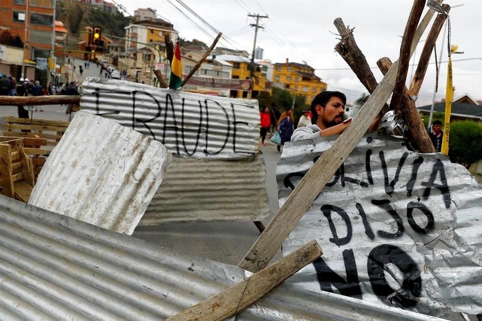 La Paz vive este lunes otra jornada de protestas.