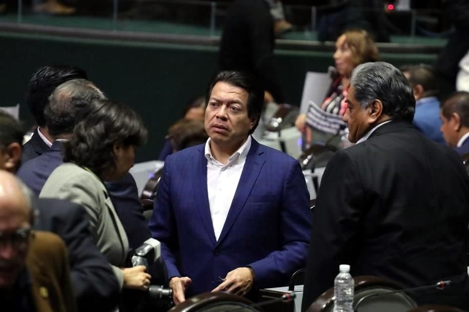 Mario Delgado, coordinador de la bancada de Morena en la Cámara de Diputados.