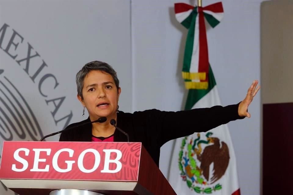 Karla Quintana, titular de la Comisión Nacional de Búsqueda.