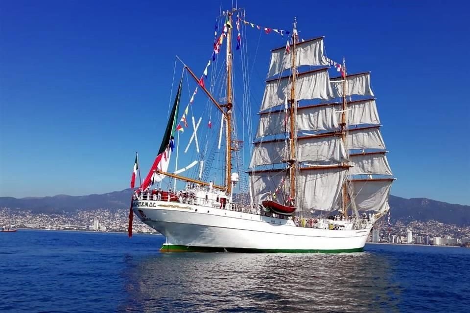El Buque Escuela cumplió 37 años en servicio y de adiestrar al nuevo personal naval, como parte de sus estudios en la Secretaría de Marina.