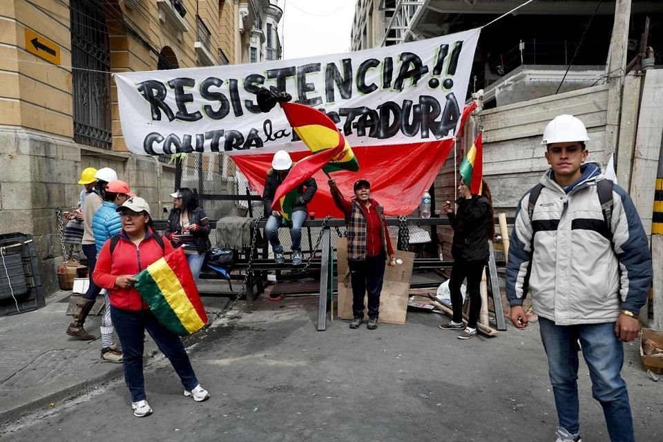 Este domingo siguen las manifestaciones contra el Presidente de Bolivia, evo Morales, en La Paz.