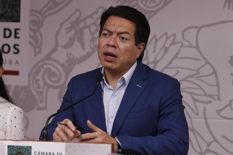 Mario Delgado, coordinador de los diputados de Morena.