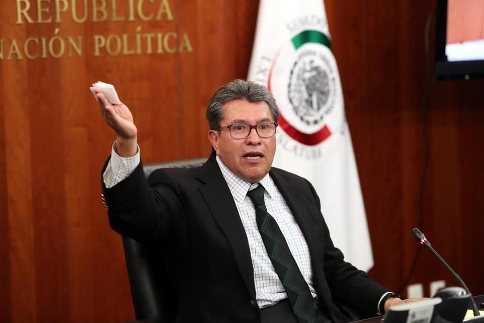 Ricardo Monreal, presidente de la Jucopo del Senado.