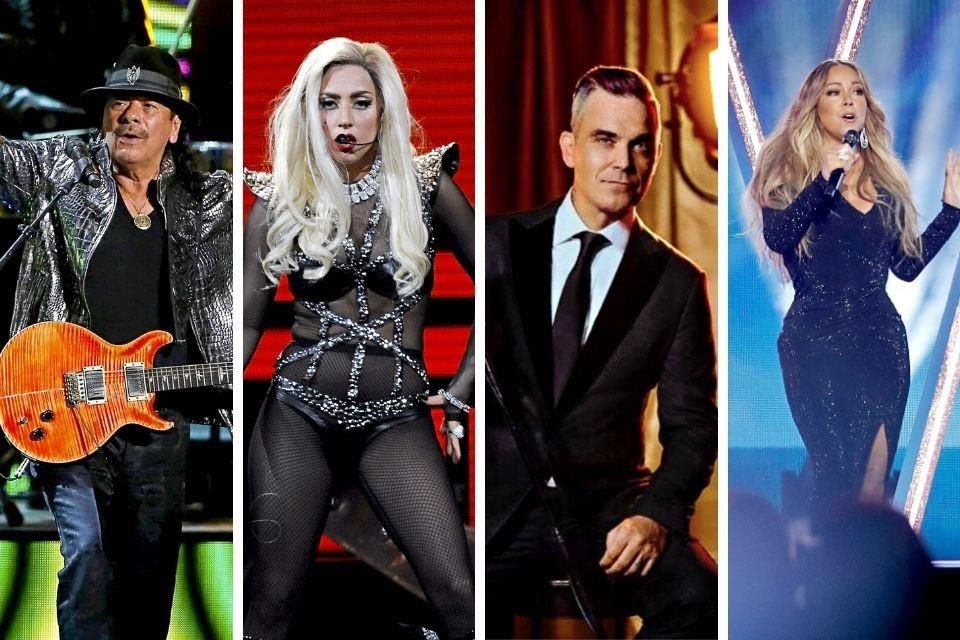 Santana, Lady Gaga, Robbie Williams y Mariah Carey tienen shows fijos en la ciudad.