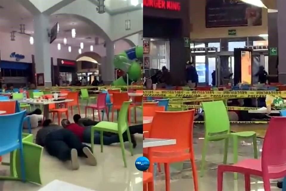 Civiles armados irrumpieron en un centro comercial en Nuevo Laredo, lo que causó pánico entre la clientela.