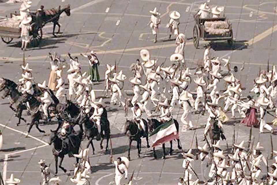 En la plancha de la Plaza de la Constitución se escenificarán escenas revolucionarias.