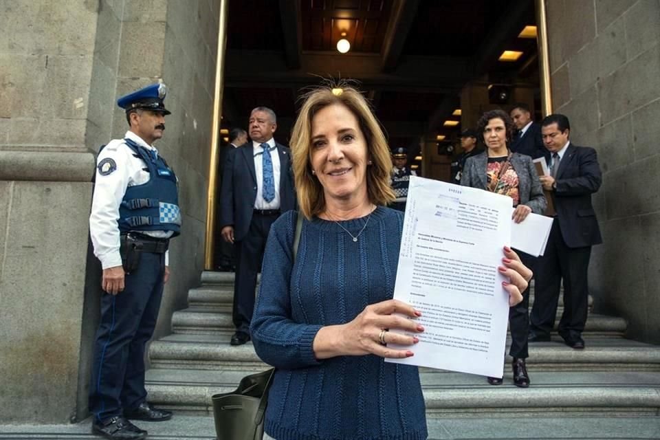 María Elena Morera, presidenta de Causa en Común, presentó ante la Corte un recurso en contra de la 'Ley Bonilla'.