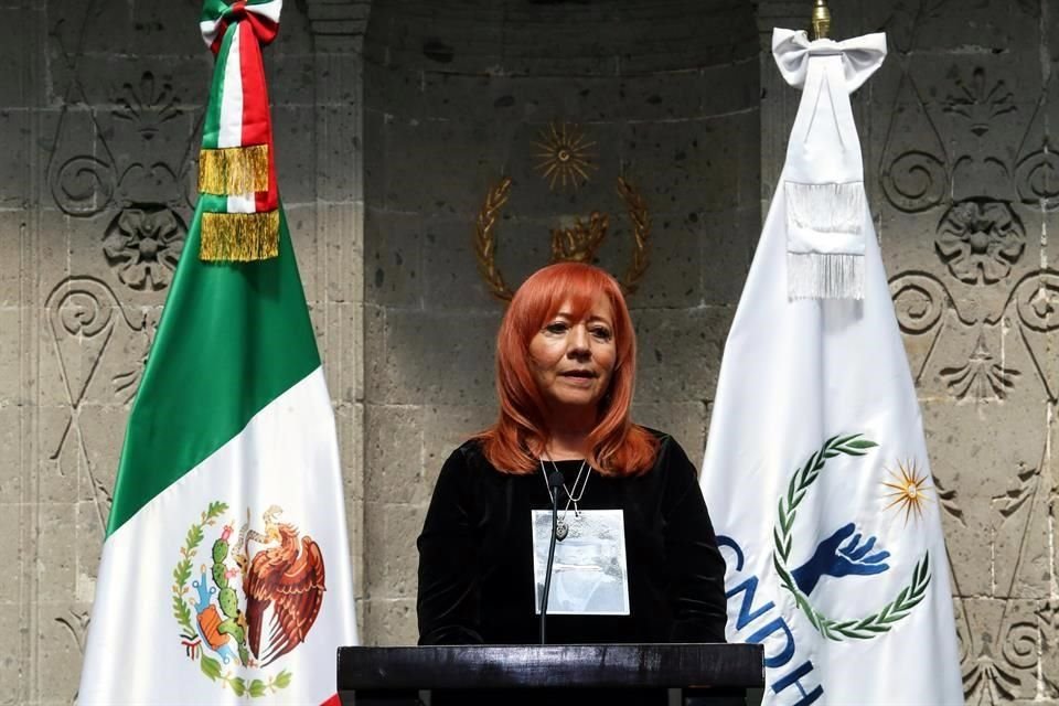 Rosario Piedra, presidenta de la Comisión Nacional de Derechos Humanos.