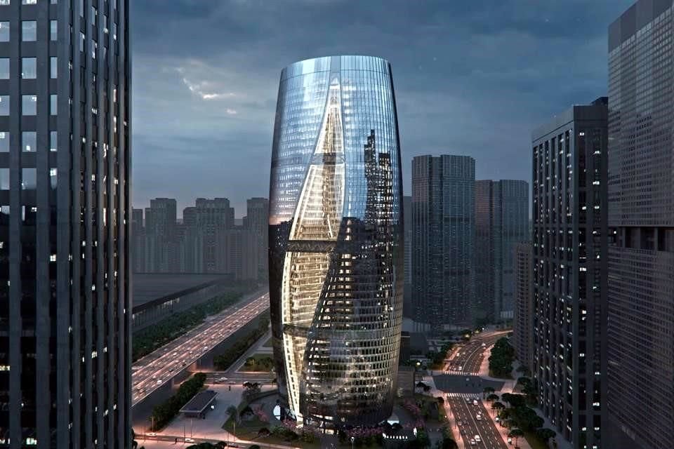 Leeza Soho, el último rascacielos proyectado por la arquitecta, tiene el atrio más alto del mundo, de 190 metros.