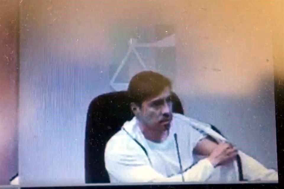 Juan Carlos García, ex esposo de Abril Pérez, durante su audiencia, el pasado 25 de septiembre.