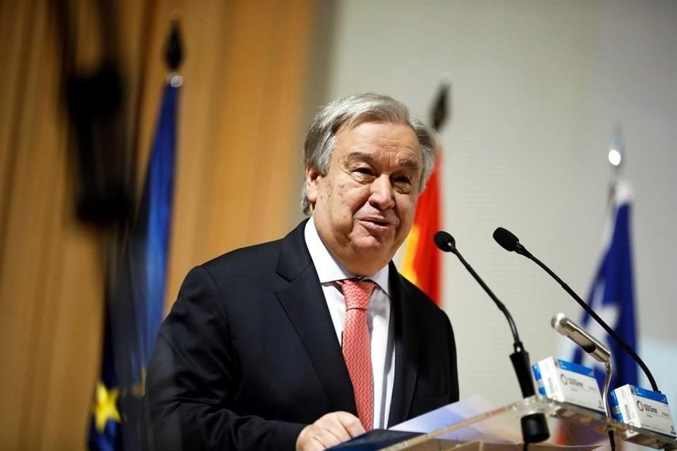 António Guterres, participó este domingo en la clausura de la Conferencia de la Juventud sobre el clima, celebrada en la Universidad Politécnica de Madrid.