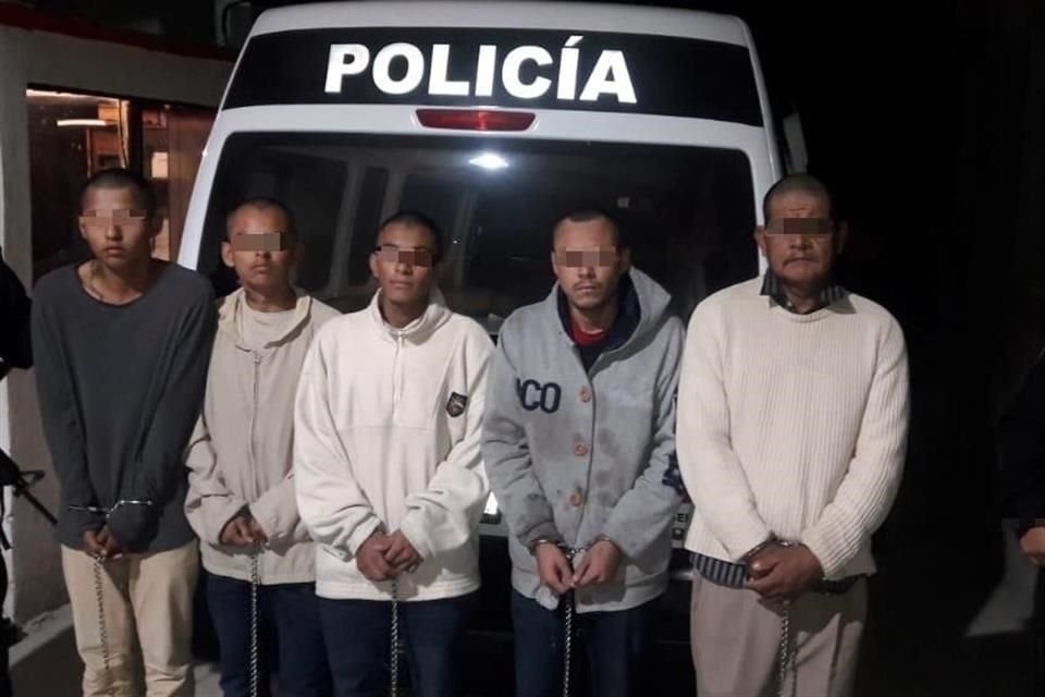 Los detenidos fueron trasladados a un penal federal.