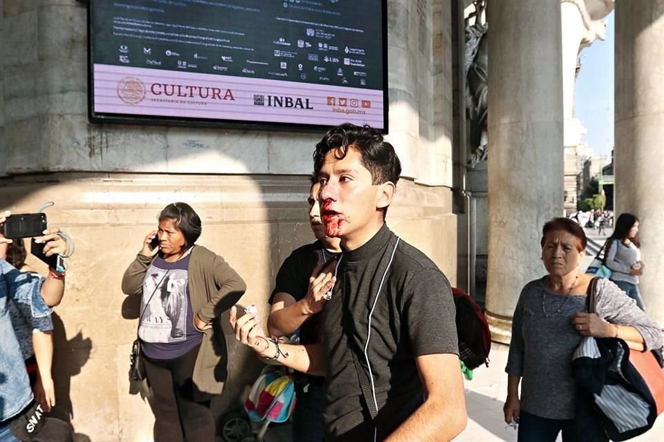 El activista y periodista Antonio Bertrán fue lesionado por integrantes de la UNTA.