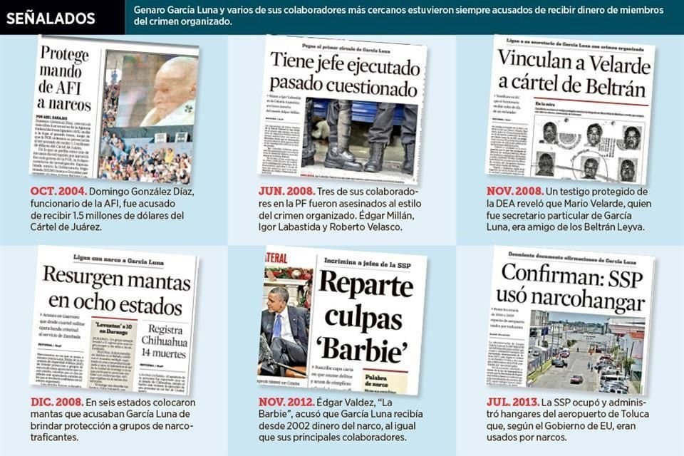 Estos son los escándalos que han marcado la carrera de Genaro García Luna, ex titular de SSP con FCH acusado en EU de vínculos con el narco