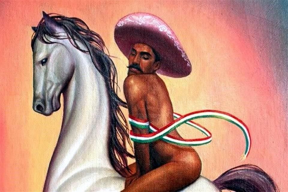 El cuadro forma parte de la exposición 'Emiliano Zapata después de Zapata'.