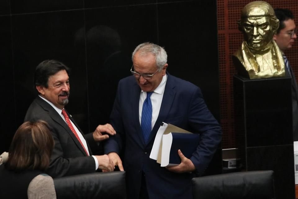 Jesús Seade ayer en el Senado.
