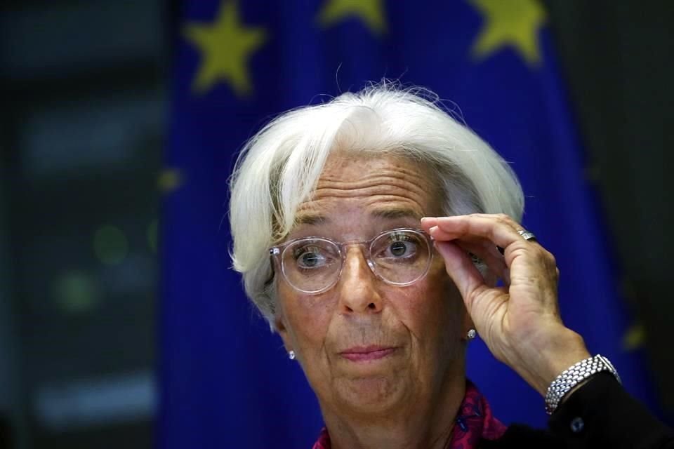 Christine Lagarde, presidenta del Banco Central Europeo (BCE).