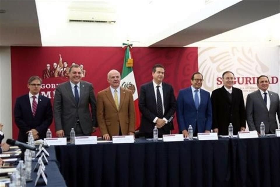 Durazo se reunió con integrantes del Consejo Coordinador Empresarial.