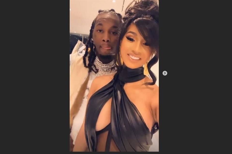 Cardi B y Offset celebraron el cumpleaños del rapero en un club de strippers.