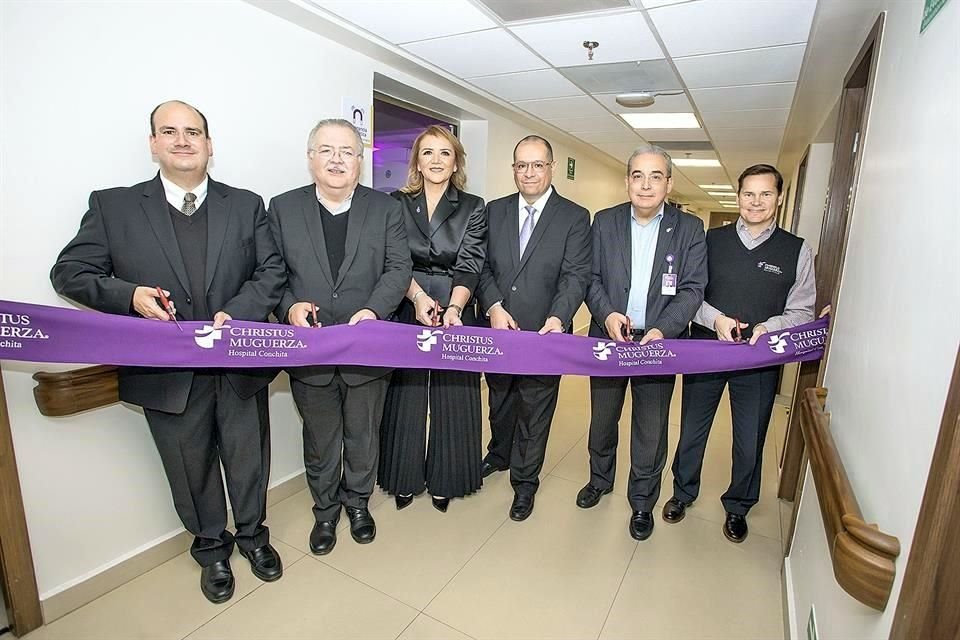 Dr. Raúl Garza Bulnes, Dr. Eduardo García Luna, Ing. Sandra Ceniceros Guillén, Ing. Rafael Favila, Dr. Horacio Garza Ghio y Lic. Mauricio Zambrano Margain.