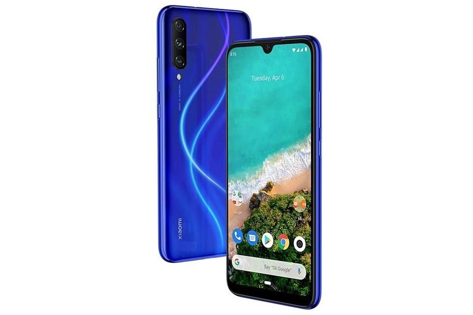 El Xiaomi Mi A3 llegó con Android One puro y veloz, batería de 4,030 mAh y sensor de huella digital en la pantalla.