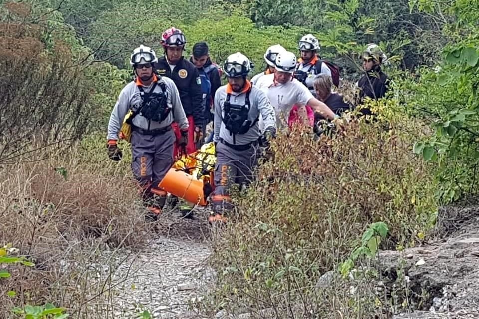 Hasta anoche, el excursionista permanecía delicado.