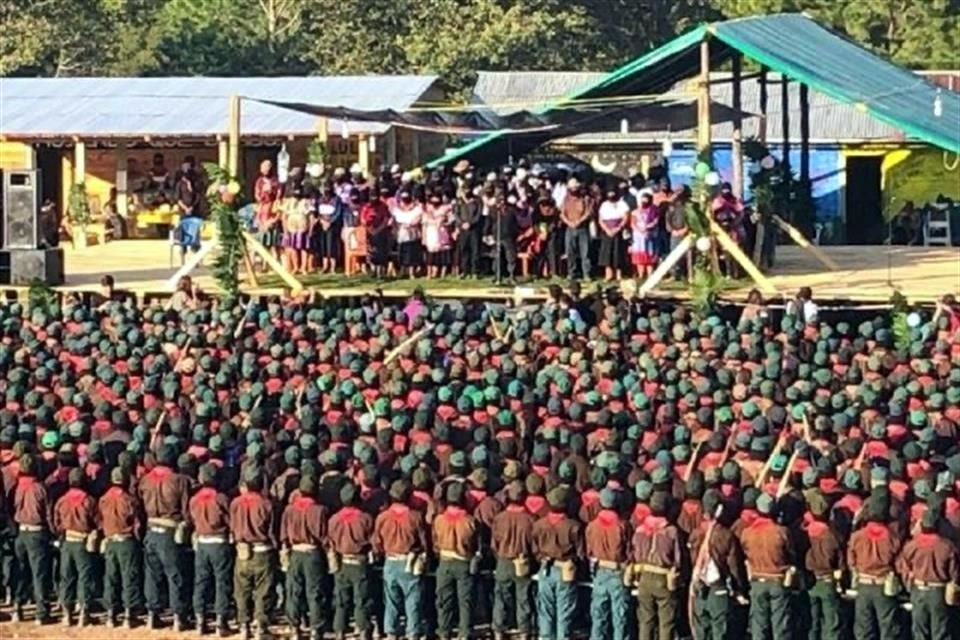 El EZLN celebró en el caracol Morelia, en el Municipio chiapaneco de Altamirano, el 26 aniversario de su alzamiento.