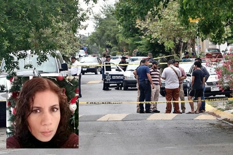 Alicia Díaz González, originaria de Veracruz (recuadro), fue encontrada por sus hijos asesinada de puñaladas en el cuello dentro de su casa.