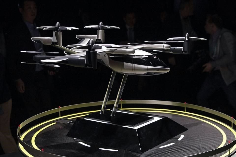Prototipo del taxi volador de Uber y Hyundai.