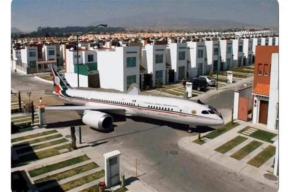 '#SiMeGanoElAvion ya hablé con los vecinos, ya hay lugar para estacionarlo', tuiteó una usuaria.