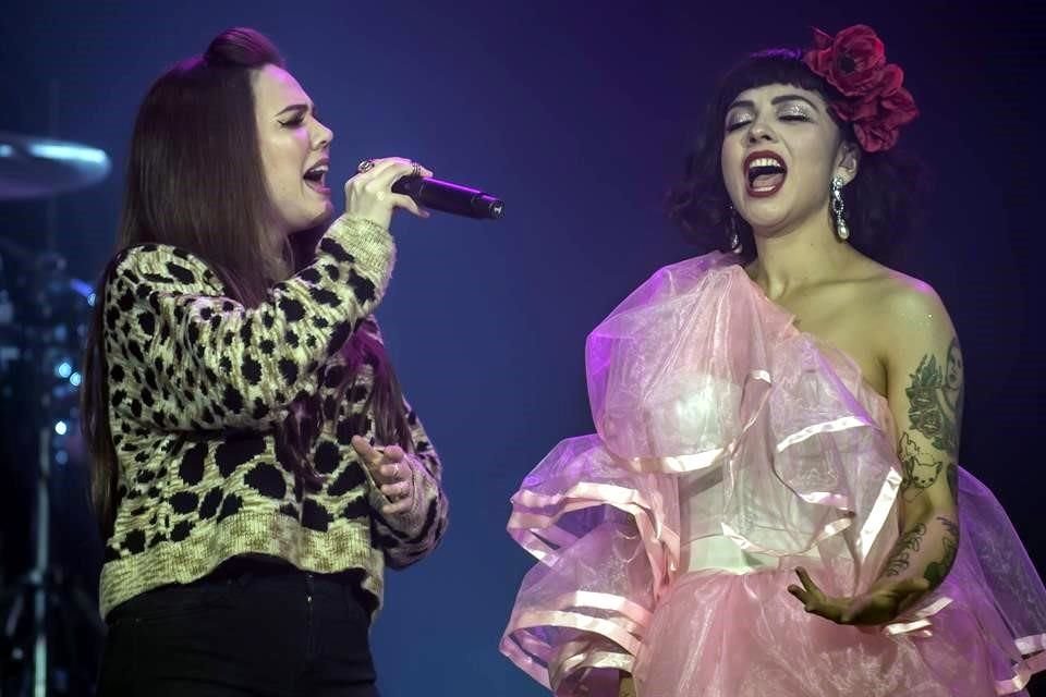 Joy huerta fue una de las invitadas de la cantante chilena.