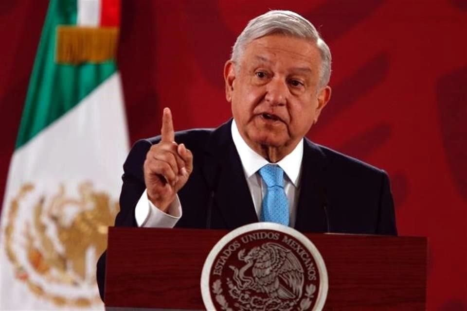 López Obrador dijo que una audiencia de este tipo se presta a que se presente una 'imprudencia' o 'una falta de respeto'.