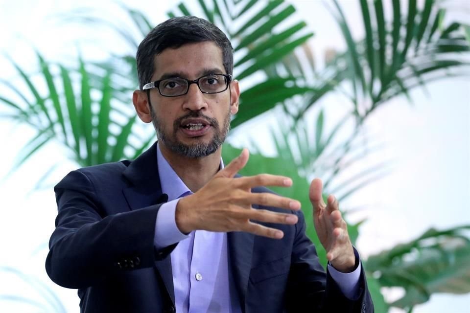 Sundar Pichai, CEO de Google y Alphabet.